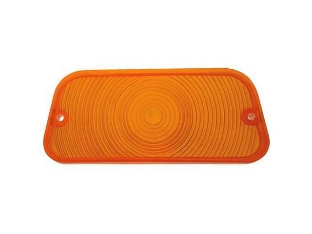 Parking Light Lenses, Amber, No Logo