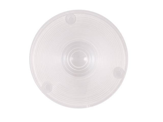 LENS, PARK LIGHT, ROUND, CLEAR, ORIGINAL