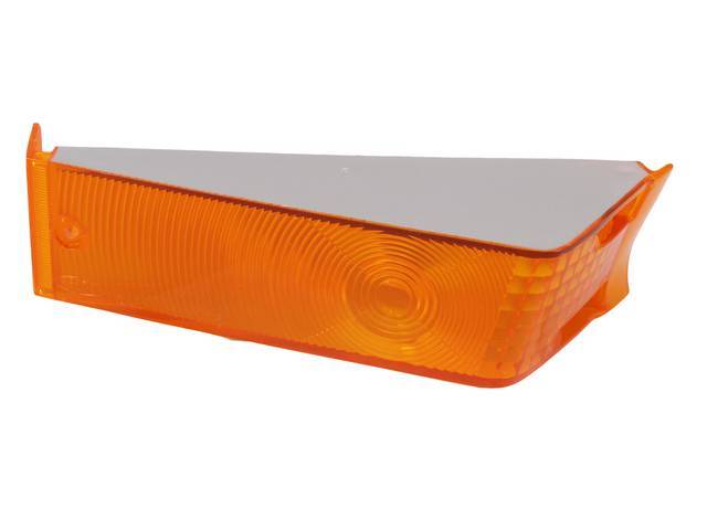 LENS, PARK LIGHT, LH, AMBER