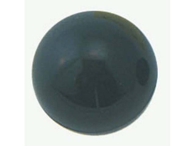 Turn Signal Lever Knob, Black Plastic