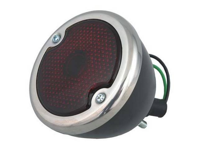 Taillight Assembly, RH, round