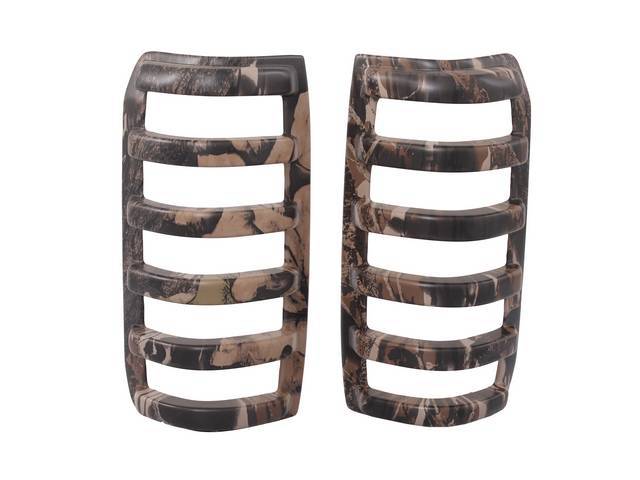 TAILLIGHT COVERS, MOSSY OAK BREAK-UP, BOLD RAISED