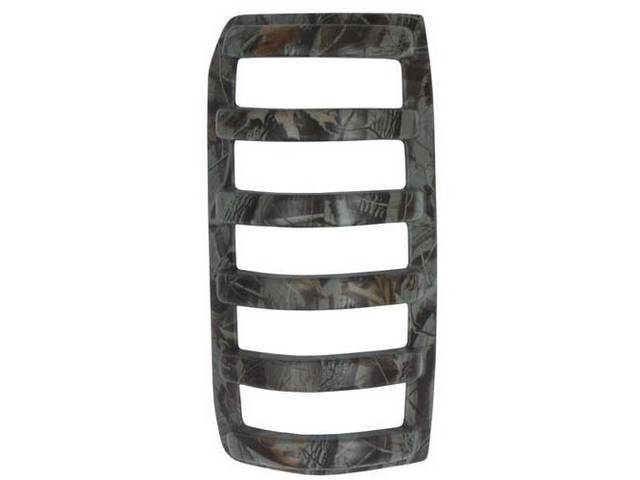 TAILLIGHT COVERS, REALTREE HARDWOODS, BOLD RAISED DESIGN IN