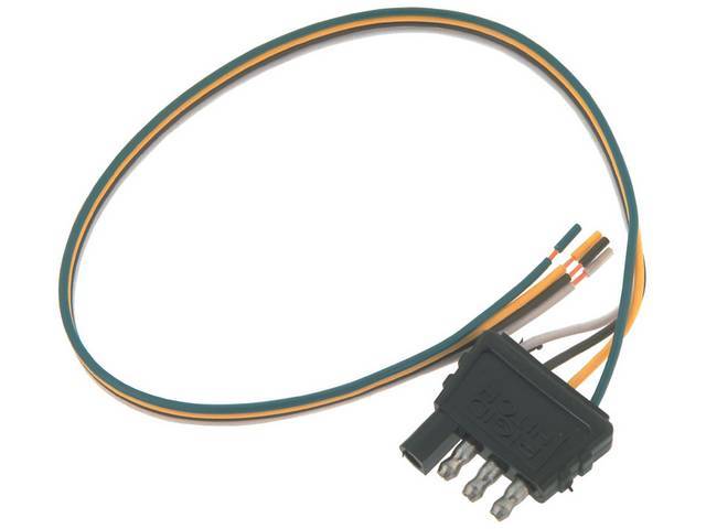 Trailer Wire Connector. 4 Way Flat