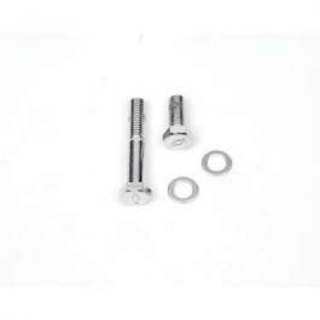 Camaro Thermostat Housing Bolt Set, Bowtie Stamped, Chrome,1967-1969