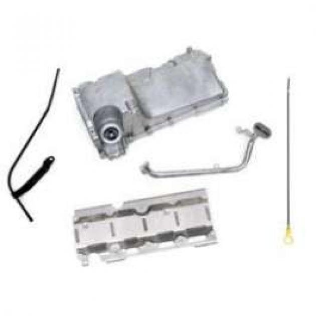 Camaro Engine Oil Pan Kit, Aluminum, For LS1, LS2 & LS6 Engines, 1967-1981