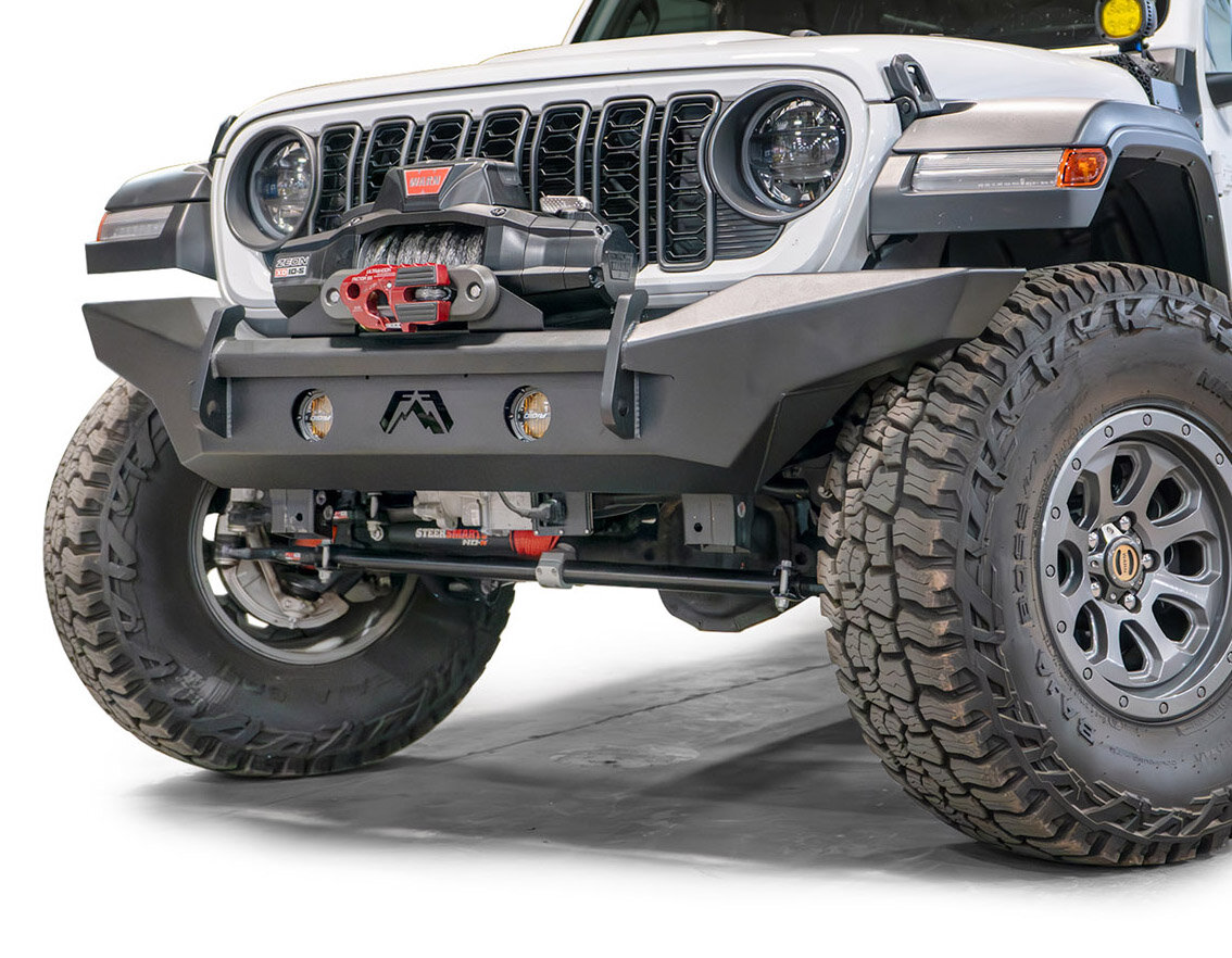 Fab Fours Lifestyle Front Bumper for 18-26 Jeep Wrangler JL & Gladiator JT