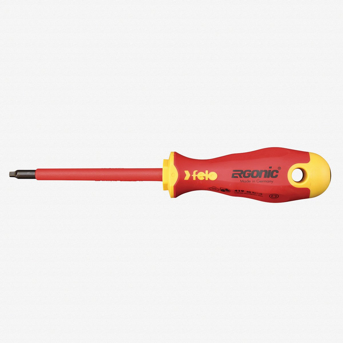 Felo Insulated #2 x 100mm Square Screwdriver