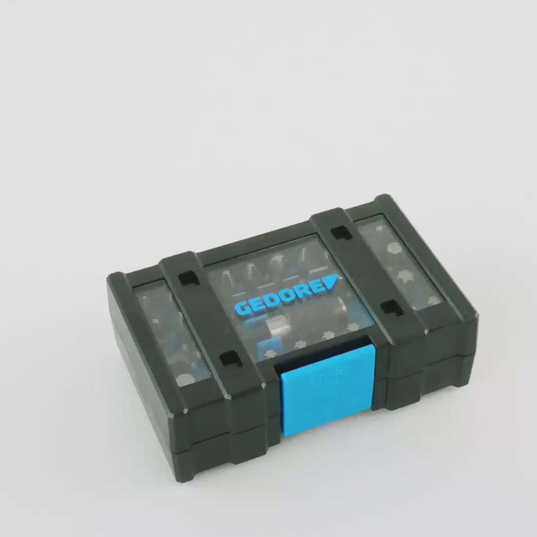 Gedore 666-032-A Bit Box Allround - 32 Piece Bit Set