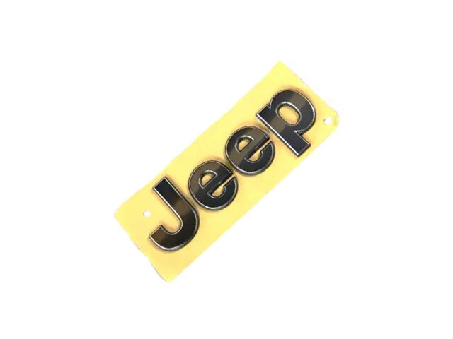 Mopar 68292513AB Front Fender "Jeep" Nameplate in Chrome for 18-24 Jeep Wrangler JL & Gladiator JT