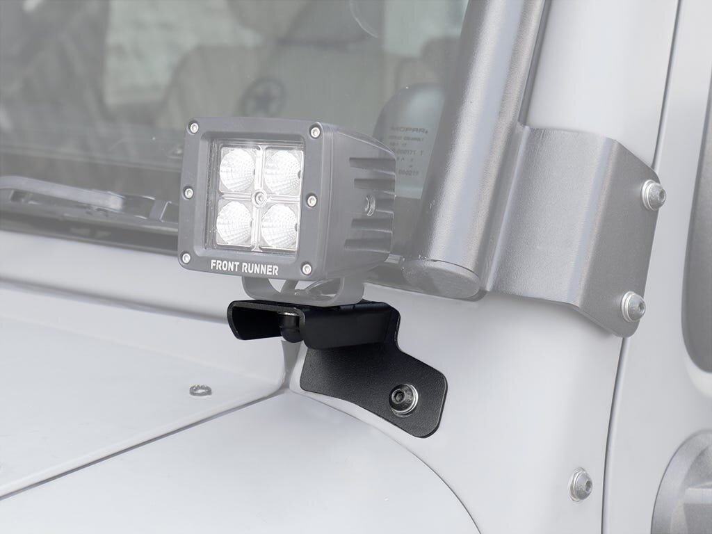 Front Runner RRAC014 Wnidshield Light Brackets for 07-18 Jeep Wrangler JK