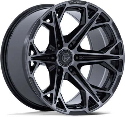 Fuel Off-Road FC886BT20106818N Hammerhead Wheel 20x10 with 4.79in Backspace in Gloss Black for 21-26 Ford Bronco