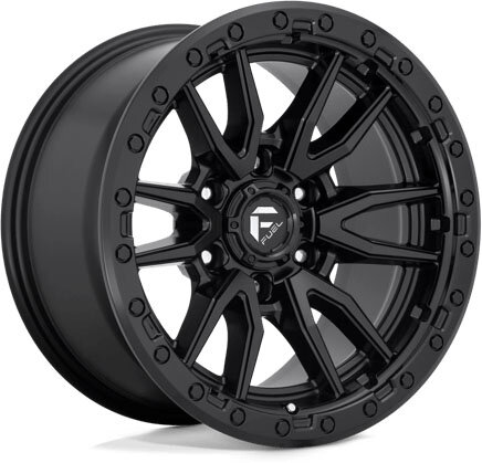 Fuel Off-Road D67917908450 Rebel Wheel 17x9 with 5.04in Backspace in Matte Black for 21-26 Ford Bronco
