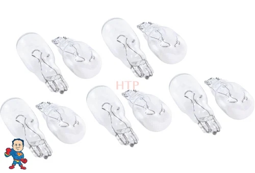 GE Style 912 Spa Light Bulbs 12V 6 Watt – 10 Pack Replacement Set