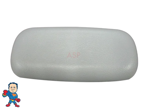 Gray Spa Headrest 9 1/2″ x 4 1/4″ with 3-3/4″ Tab Spacing – Infinity, Raindance, Four Winds, Premier, D-1