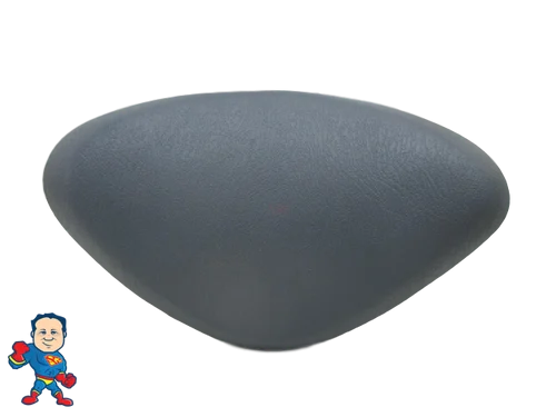 Gray Tri-Curve Hot Tub Pillow 9″x6″ 2-Tab 25703-501 Infinity Serenity Waters Edge Dr. Wellness