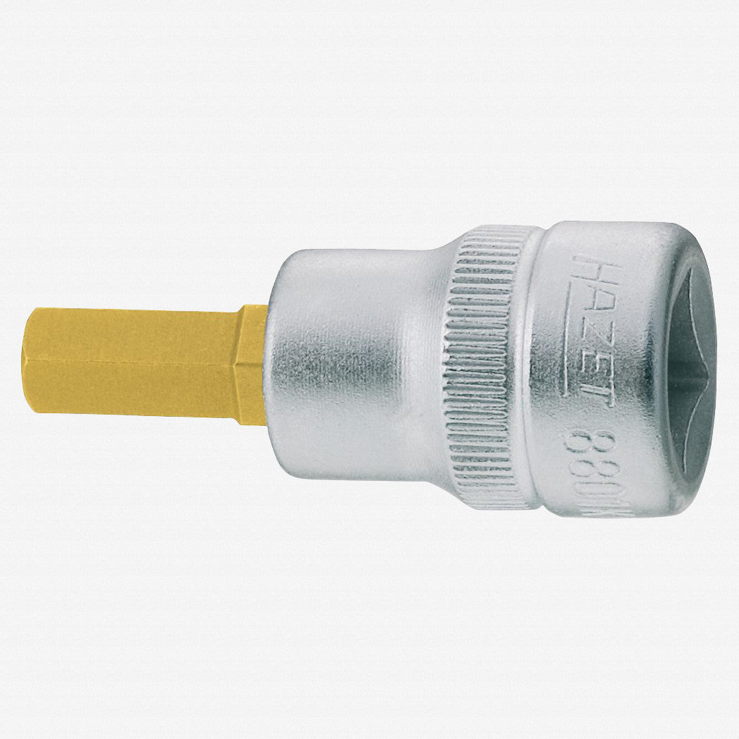 Hazet 8801K-3 3mm Hex Titanium-Nitride Socket 3/8" Short