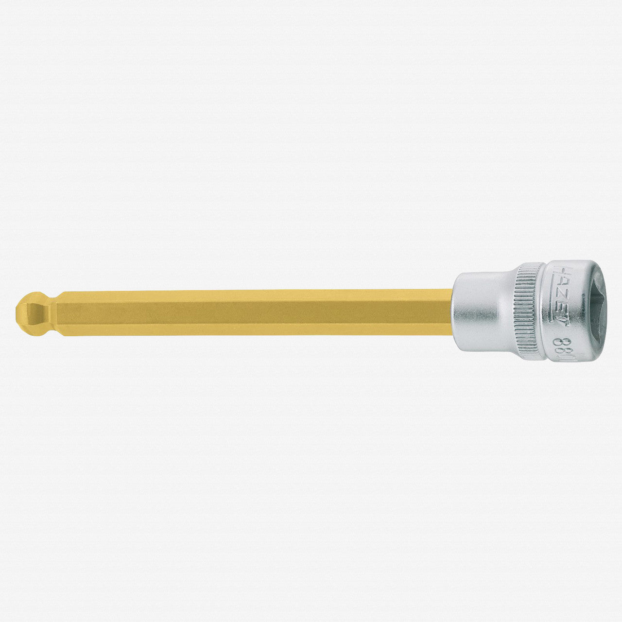 Hazet 8801KK-5 5mm Ball End Hex Titanium-Nitride Socket 3/8"
