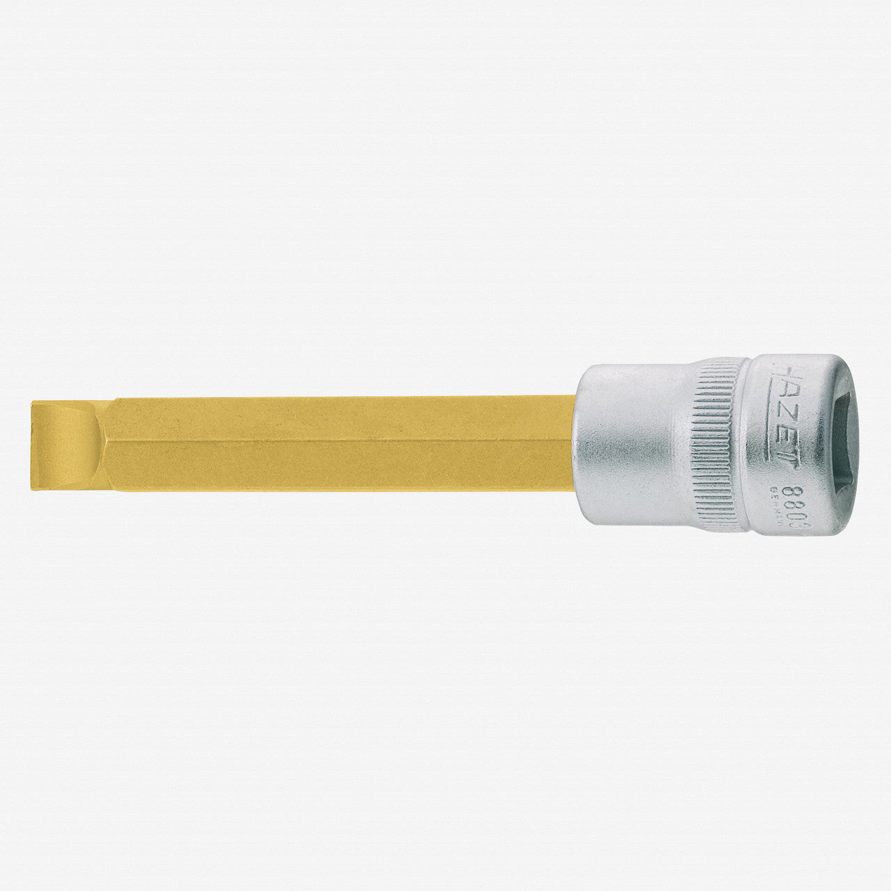 Hazet 8803-1.6X10 10mm Slotted Titanium-Nitride Socket 3/8"