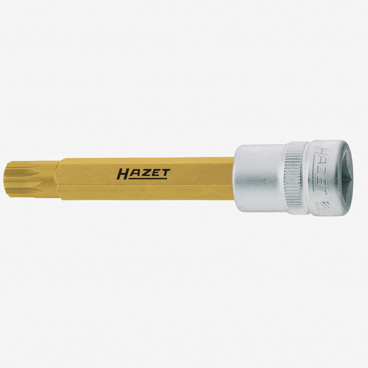 Hazet 8808LG-8 M8 Long XZN Titanium-Nitride Socket 3/8"