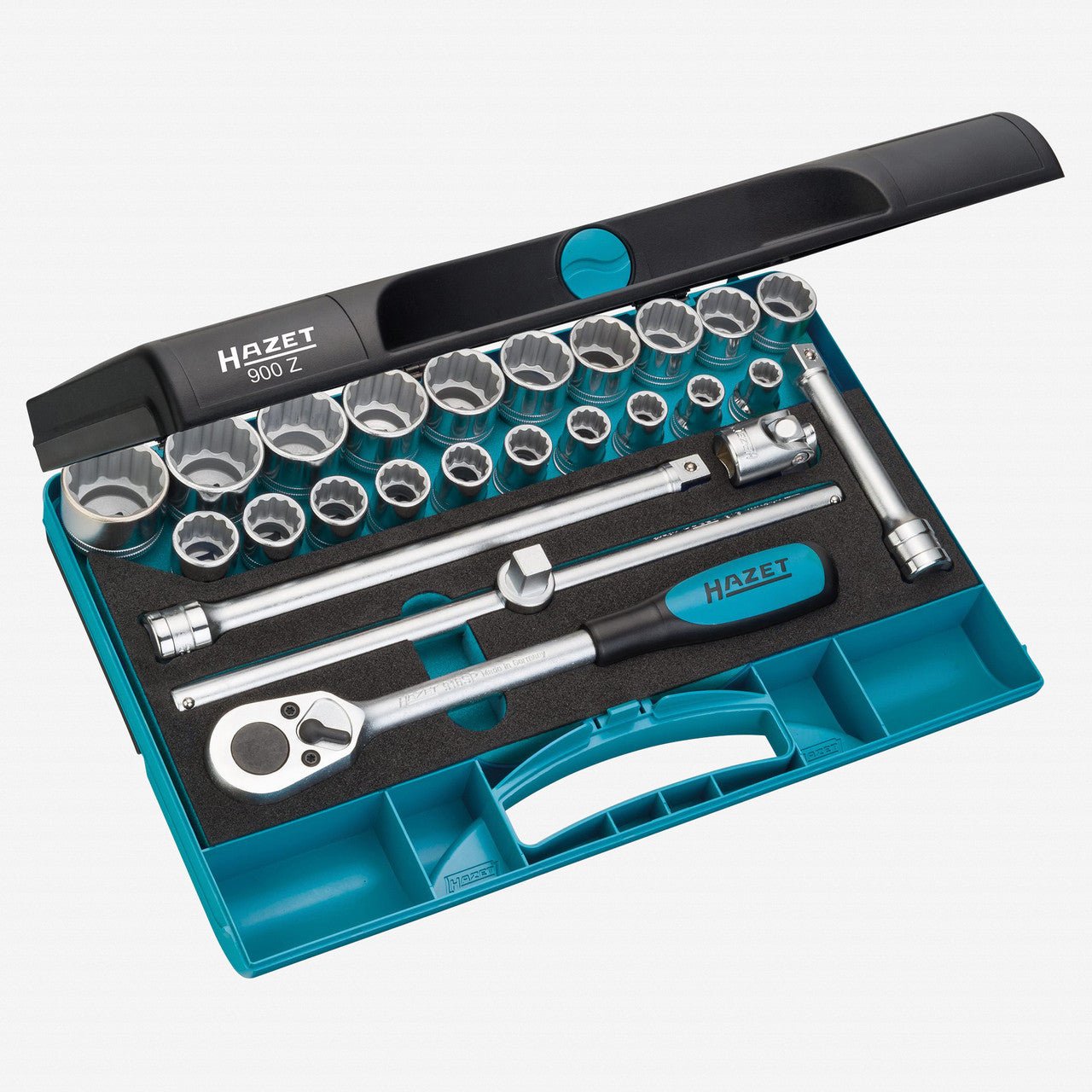 Hazet 900Z 1/2" Metric Socket Set, 10 - 32 mm, 25 Pieces