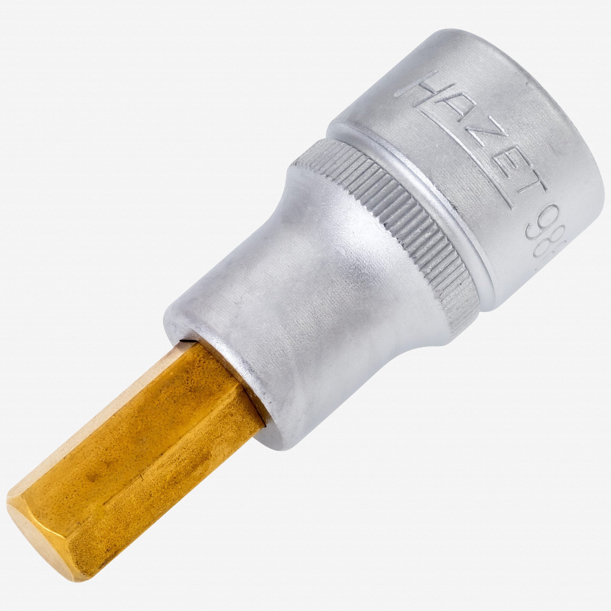 Hazet 986-10 10mm Hex Titanium-Nitride Socket, 1/2" Drive