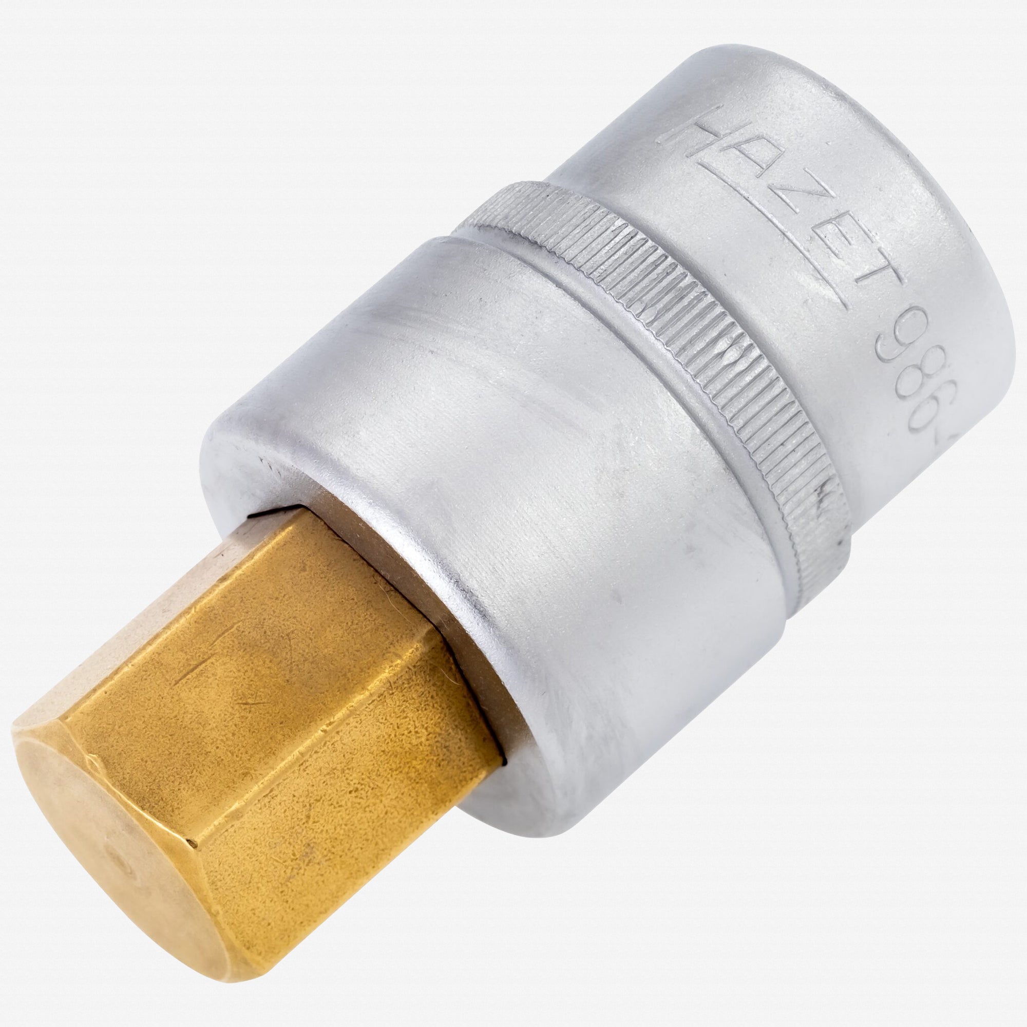 Hazet 986-19 19mm Hex Titanium-Nitride Socket, 1/2" Drive