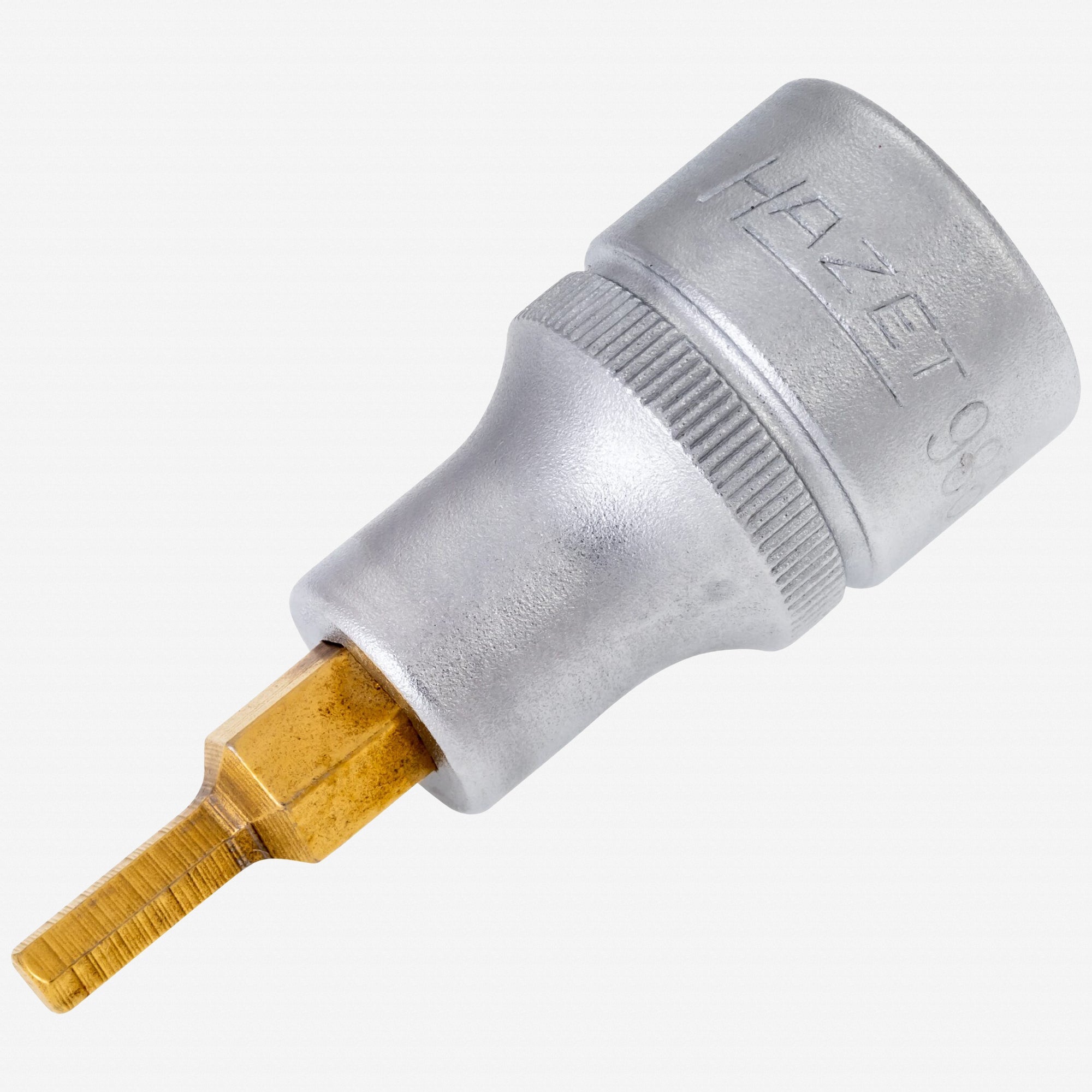 Hazet 986-4 4mm Hex Titanium-Nitride Socket, 1/2" Drive