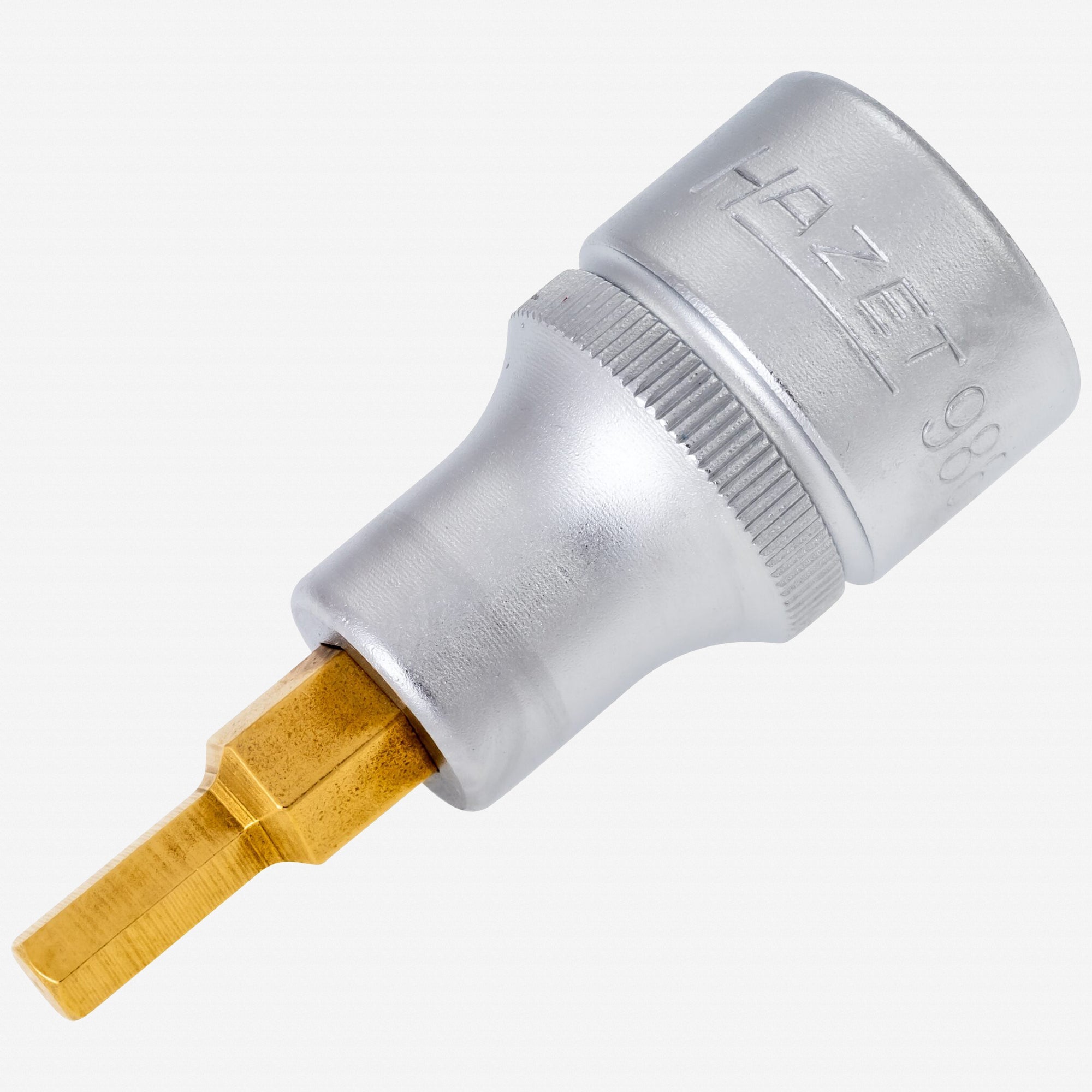 Hazet 986-5 5mm Hex Titanium-Nitride Socket, 1/2" Drive