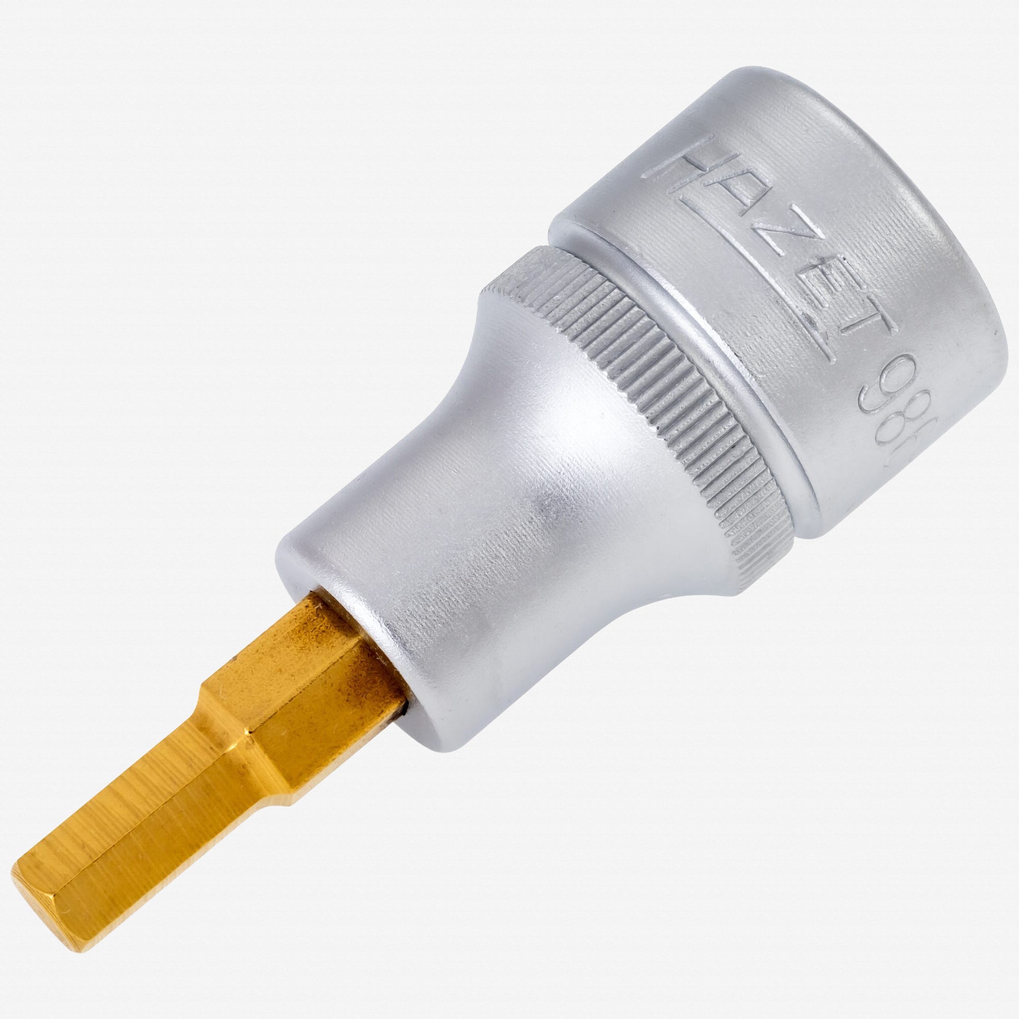 Hazet 986-6 6mm Hex Titanium-Nitride Socket, 1/2" Drive