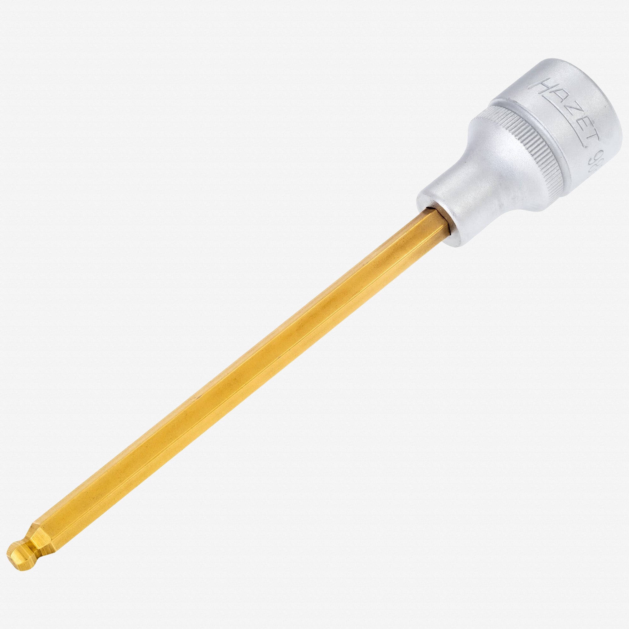 Hazet 986KK-5 5mm Ball End Hex Titanium-Nitride Socket 1/2" - Long