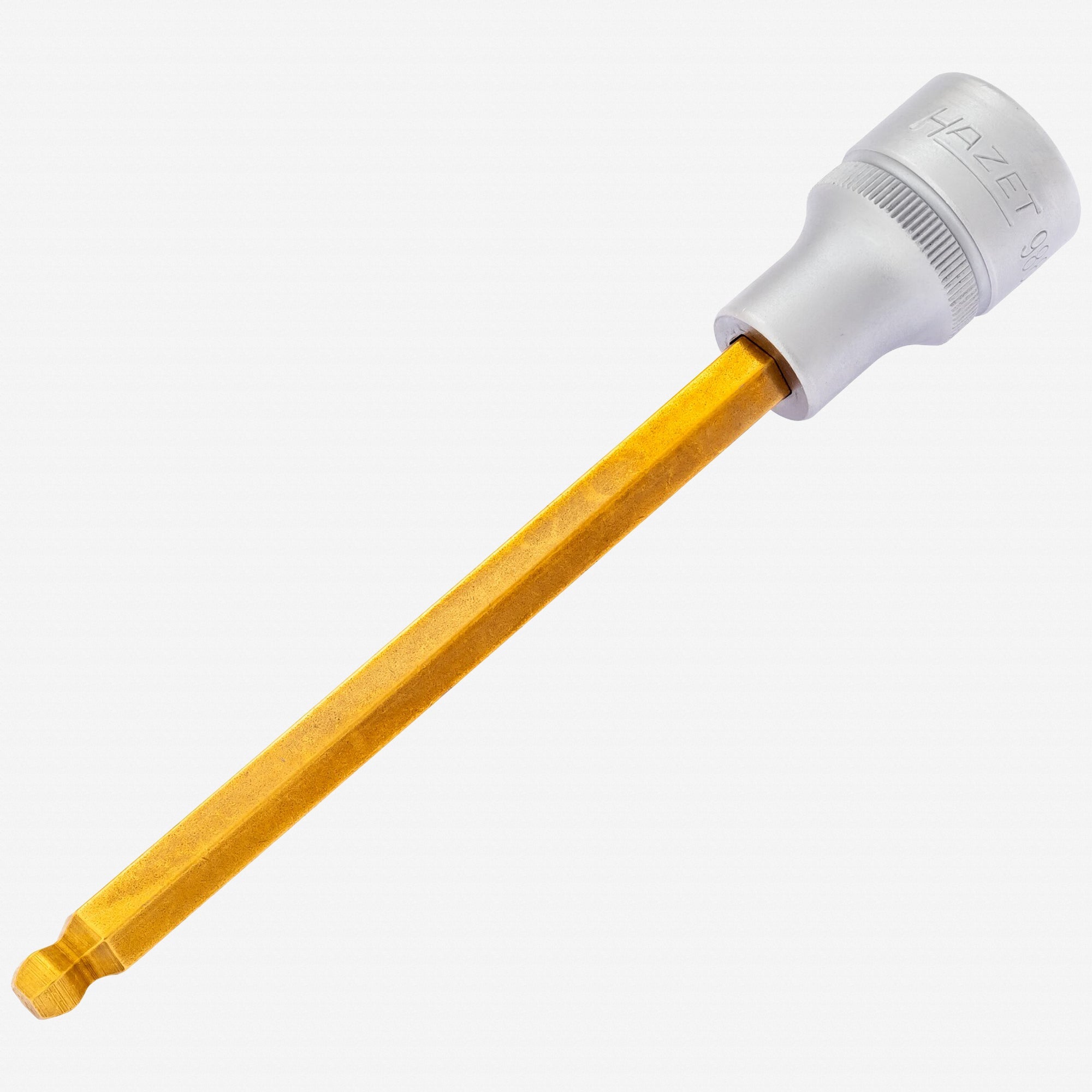 Hazet 986KK-7 7mm Ball End Hex Titanium-Nitride Socket 1/2" - Long