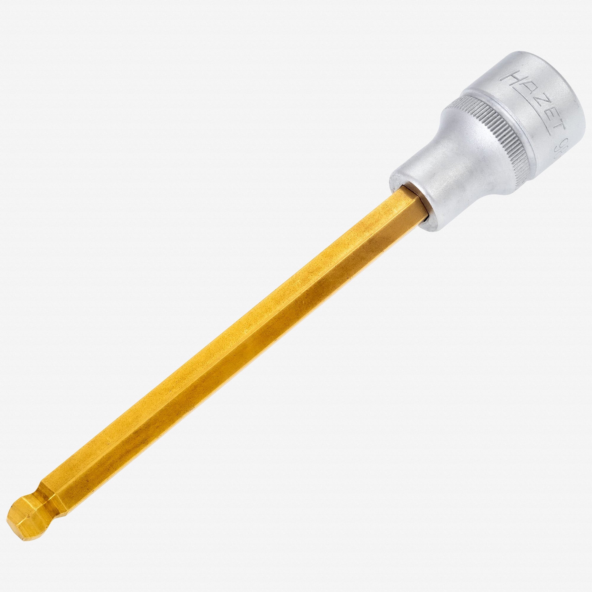 Hazet 986KK-8 8mm Ball End Hex Titanium-Nitride Socket 1/2" - Long