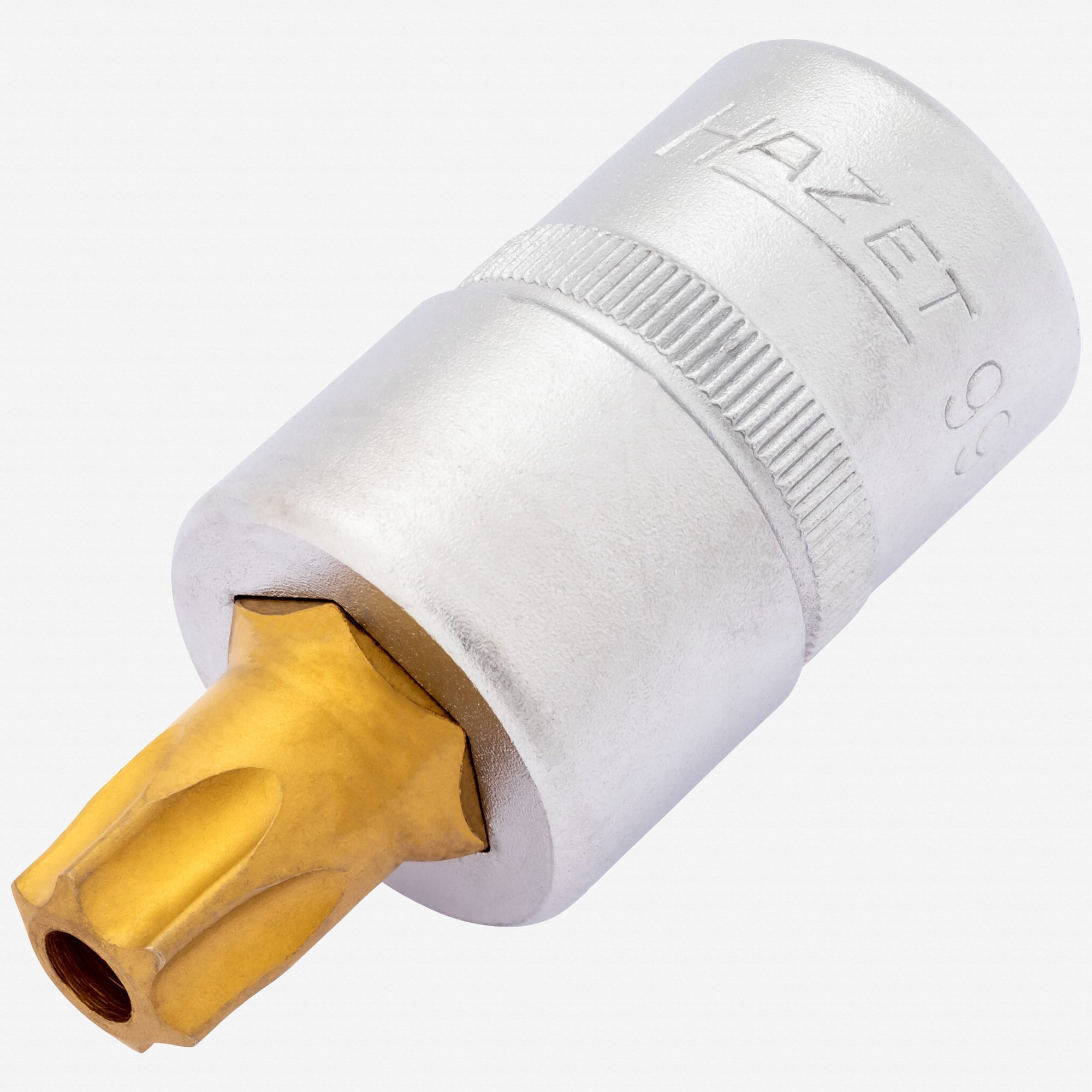 Hazet 992-T55H T55s Security TORX Titanium-Nitride Socket 1/2"