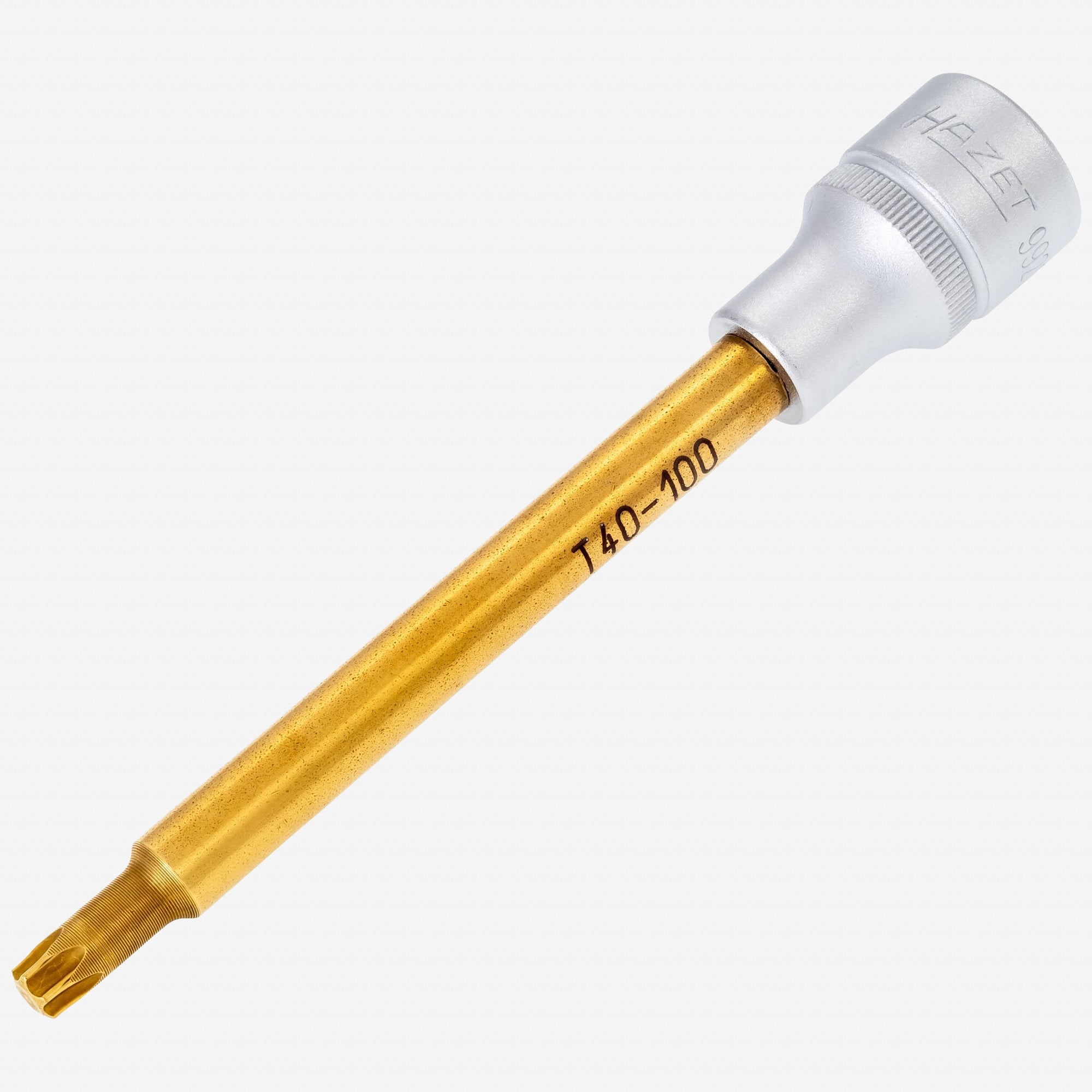 Hazet 992SLG-T40 T40 TORX Titanium-Nitride Socket 1/2" - Extra Long