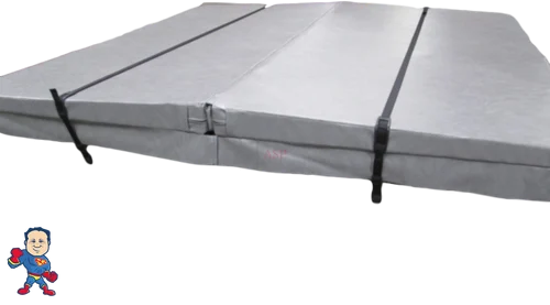 Hot Tub Cover Wind Strap Kit – 2 Straps with Nexus Style Locks, 12′ Length, Keys & Hardware Included