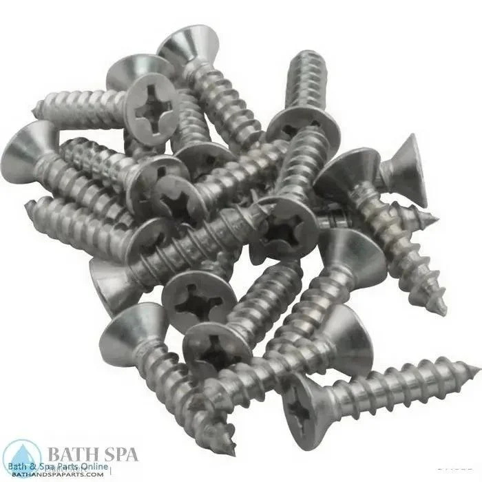 Jacuzzi Deckmate/MD Series/Vinyl Return Screw Kit [Qty 20] (14-4326-03-R)