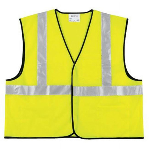 Class II Solid Poly Fuorescent Safety Vest