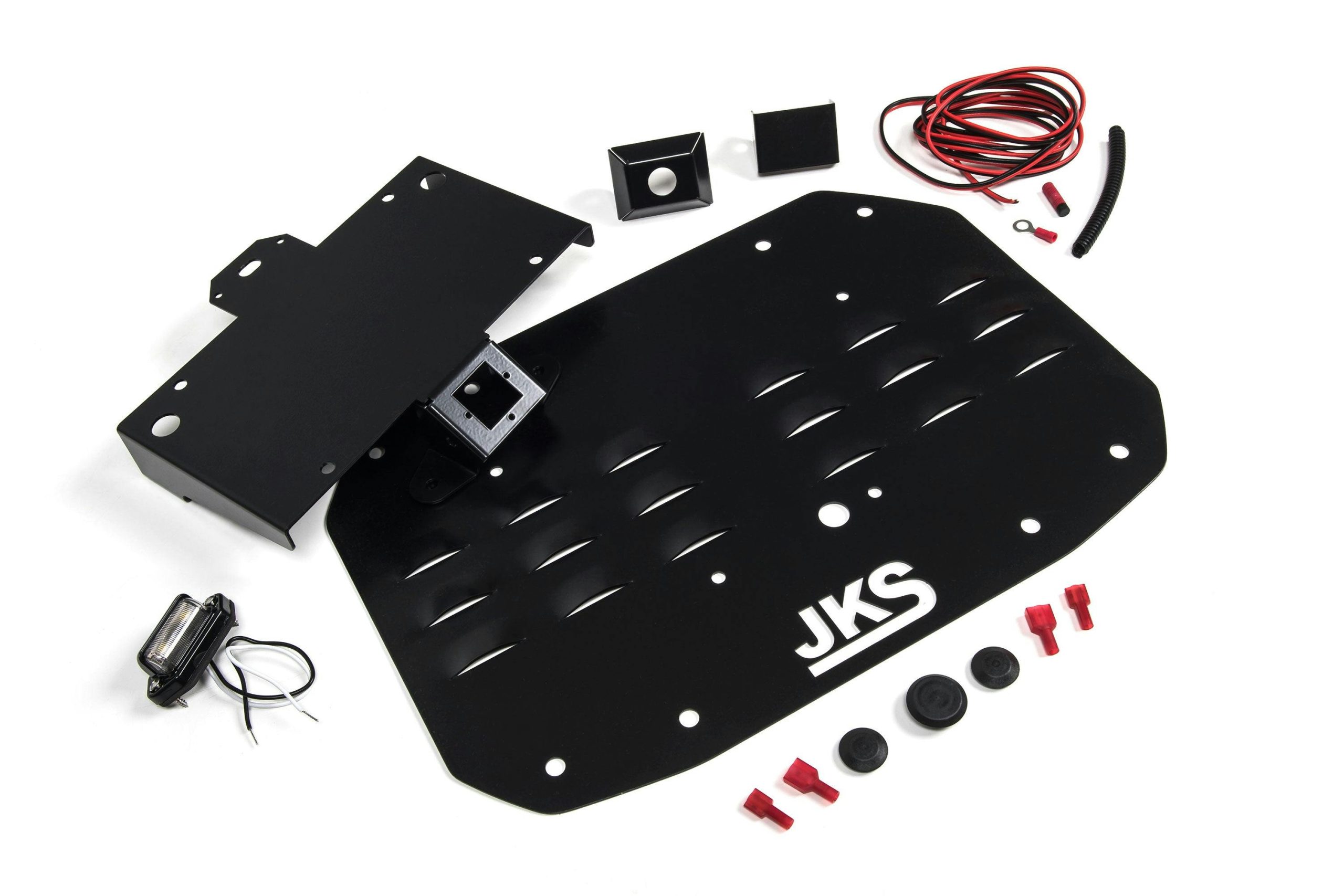 JKS Manufacturing JKS8215 2018-2026 Jeep JL Tailgate Vent Cover w/License Plate Relocation
