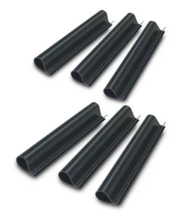 Keep Your Pool Cover Secure with a Set of 6 Black HydroTools Winter Cover Clips – 6-Inches