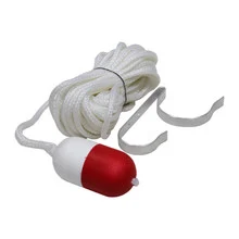 KEMP USA 30′ Throw Rope With Float and Ring Buoy Holder – 10-222-30