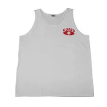 KEMP USA White 100% Cotton Guard Tank Top – 18-002
