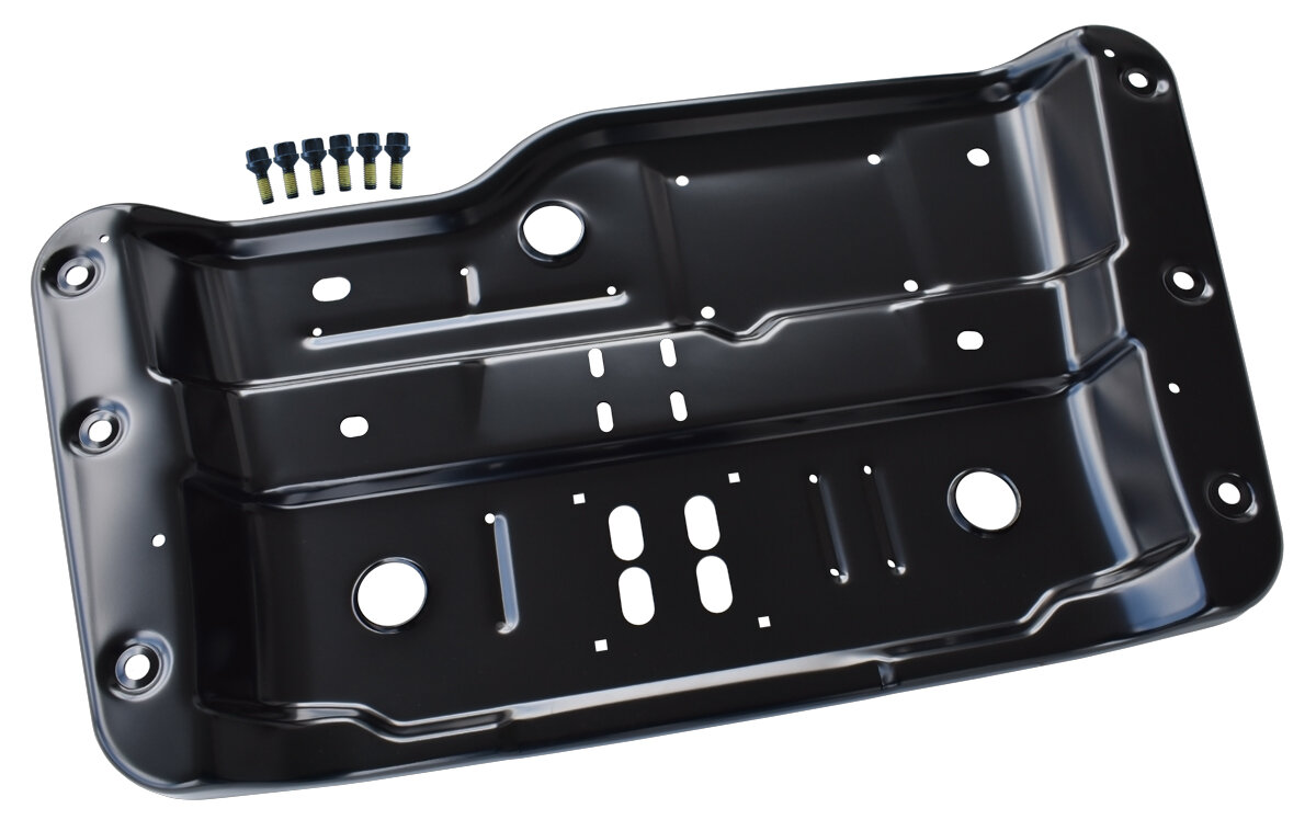 Key Parts 0485-300 Transmission Skid Plate with Bolts for 97-02 Jeep Wrangler