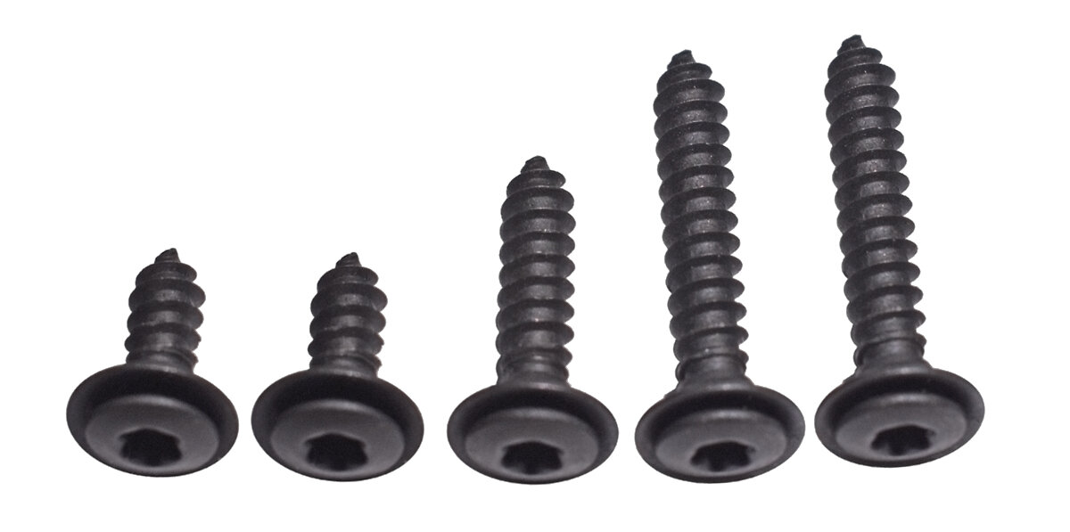 Key Parts 0485-190 Door Panel 5PC Screw Set for 97-06 Jeep Wrangler & Unlimited TJ