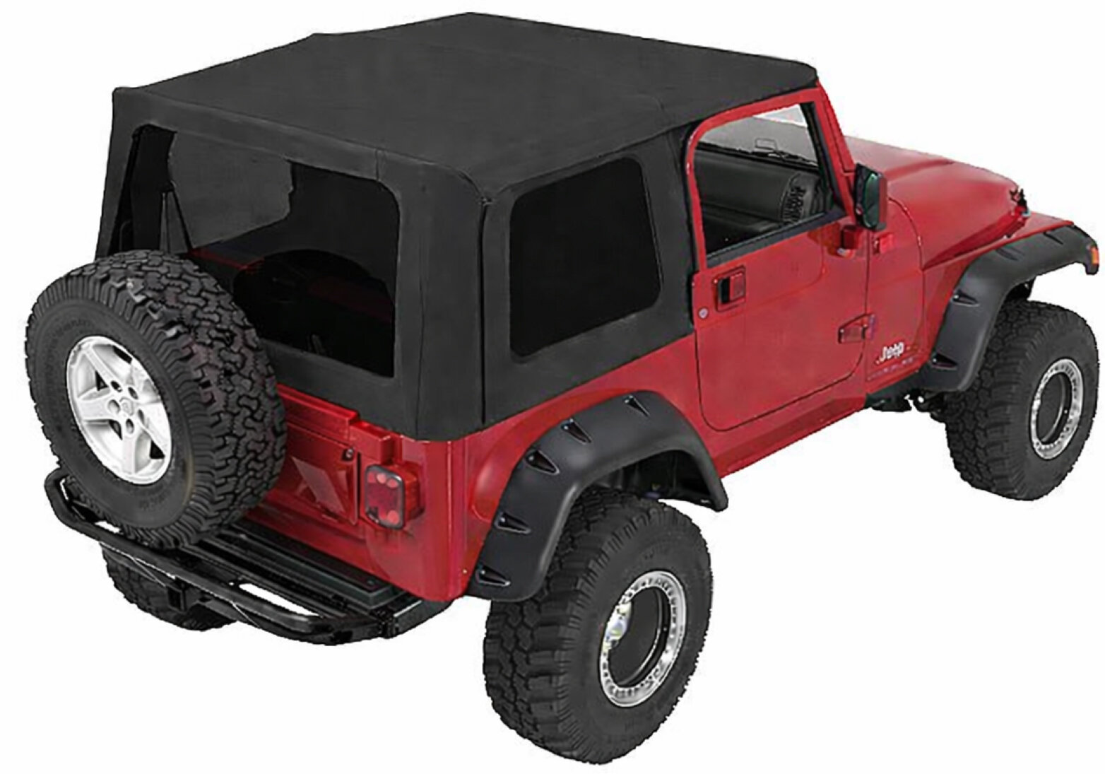 MasterTop 15611124 Ironsides Full Top Kits - in MasterTwill for 76-95 Jeep CJ-7 & Wrangler YJ