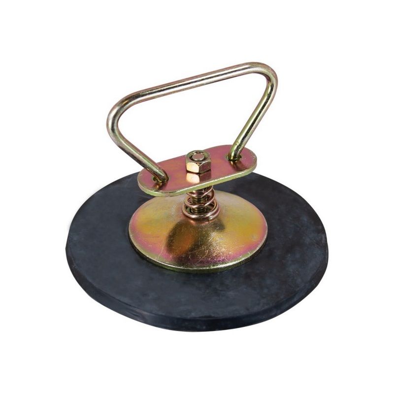 AES Industries Suction Cup 77130, 6 in Dia, 44 lb Capacity, Anodized Steel Handle