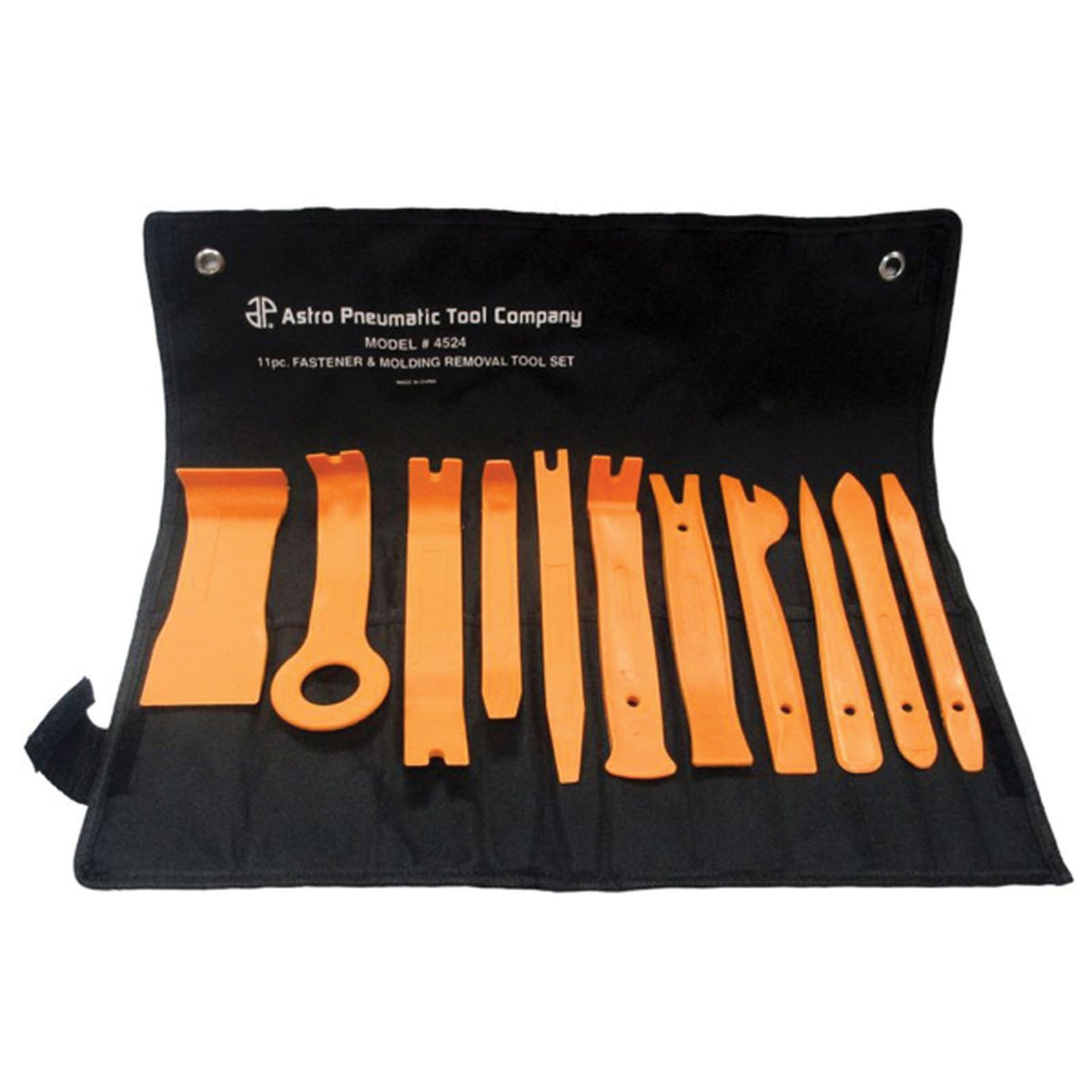 Astro Pneumatic 4524 Fastener & Molding Removal Tool Set Plastic