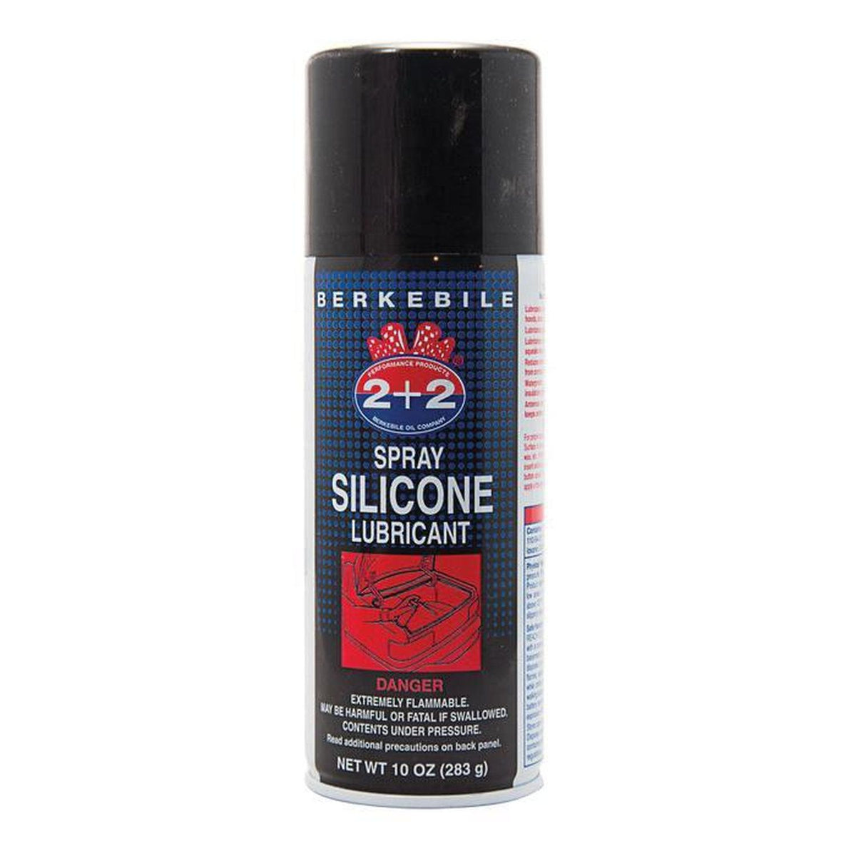 Berkeley Oil Company 2+2 Spray Silicone Lubricant B303 10 Oz, Solvent, 50 °C