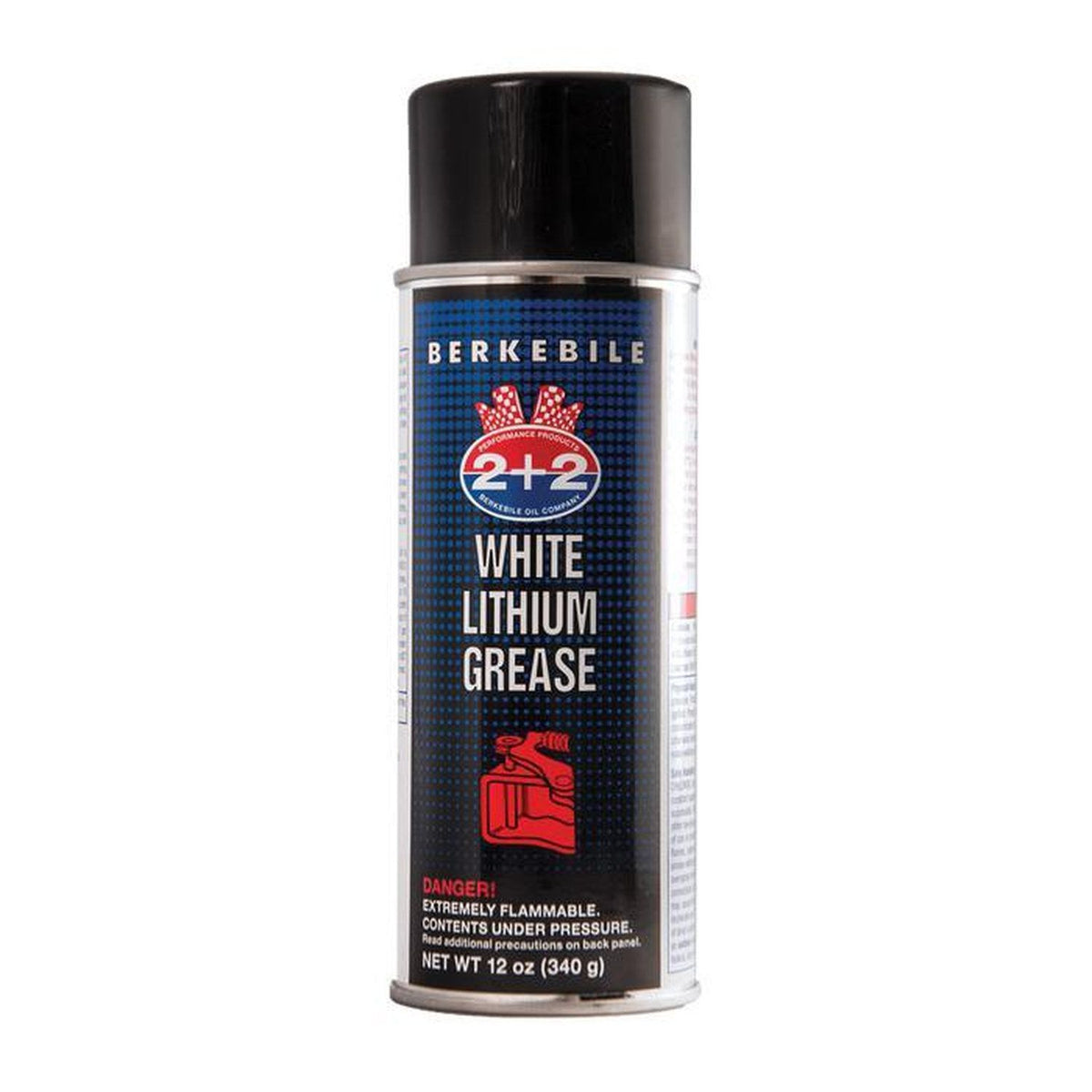 Berkeley Oil Company 2+2 White Lithium Grease B800 12 Oz, Mild Petroleum, Solvent-Like