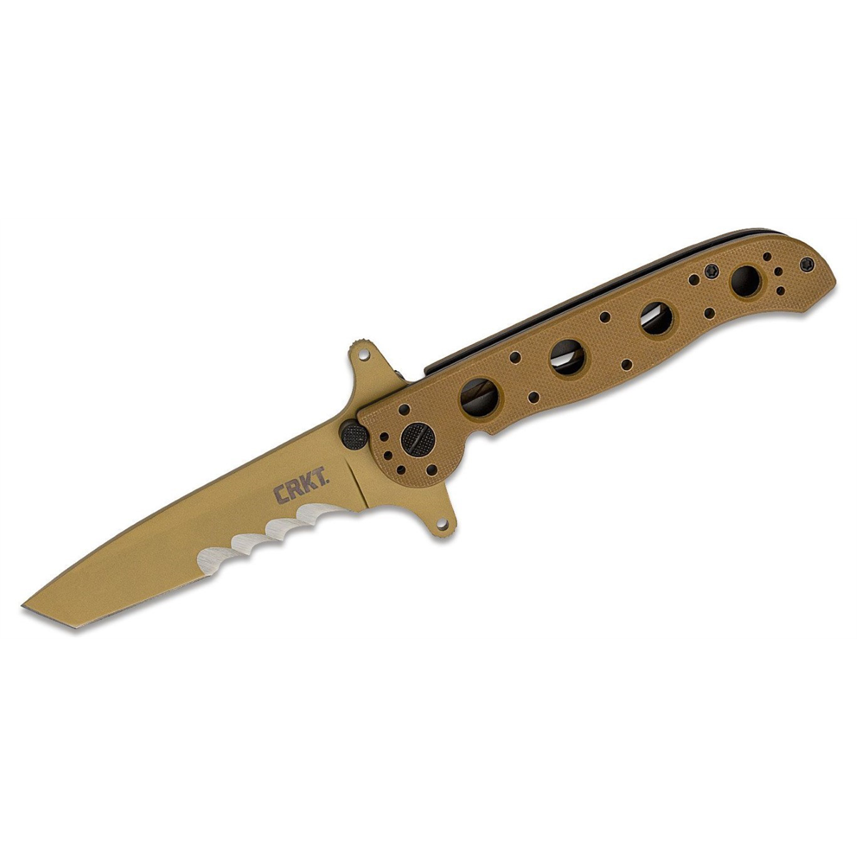 Columbia River Knives M16-13DSFG Folding Knife with Titanium Nitride Coated Blade and Veff